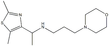 [1-(2,5-dimethyl-1,3-thiazol-4-yl)ethyl][3-(morpholin-4-yl)propyl]amine