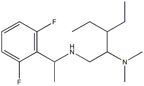 [1-(2,6-difluorophenyl)ethyl][2-(dimethylamino)-3-ethylpentyl]amine