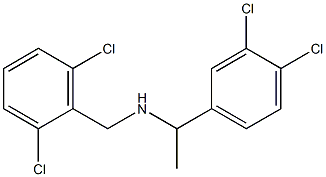 [1-(3,4-dichlorophenyl)ethyl][(2,6-dichlorophenyl)methyl]amine