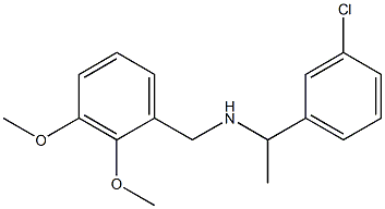 [1-(3-chlorophenyl)ethyl][(2,3-dimethoxyphenyl)methyl]amine