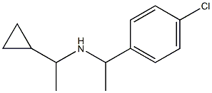 [1-(4-chlorophenyl)ethyl](1-cyclopropylethyl)amine|