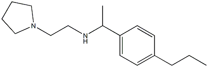 [1-(4-propylphenyl)ethyl][2-(pyrrolidin-1-yl)ethyl]amine
