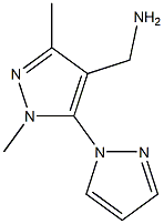 [1,3-dimethyl-5-(1H-pyrazol-1-yl)-1H-pyrazol-4-yl]methanamine