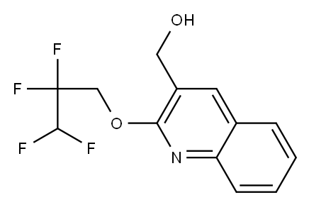 [2-(2,2,3,3-tetrafluoropropoxy)quinolin-3-yl]methanol