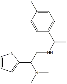 [2-(dimethylamino)-2-(thiophen-2-yl)ethyl][1-(4-methylphenyl)ethyl]amine