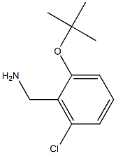 [2-(tert-butoxy)-6-chlorophenyl]methanamine 结构式