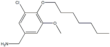 [3-chloro-4-(heptyloxy)-5-methoxyphenyl]methanamine