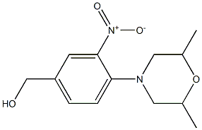 [4-(2,6-dimethylmorpholin-4-yl)-3-nitrophenyl]methanol