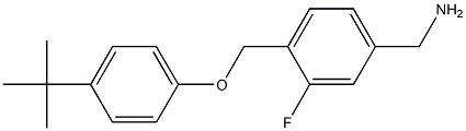 [4-(4-tert-butylphenoxymethyl)-3-fluorophenyl]methanamine