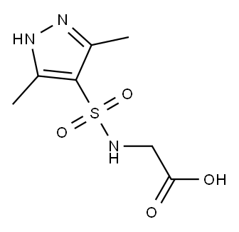 {[(3,5-dimethyl-1H-pyrazol-4-yl)sulfonyl]amino}acetic acid