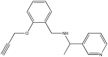 {[2-(prop-2-yn-1-yloxy)phenyl]methyl}[1-(pyridin-3-yl)ethyl]amine