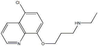 {3-[(5-chloroquinolin-8-yl)oxy]propyl}(ethyl)amine