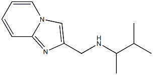 {imidazo[1,2-a]pyridin-2-ylmethyl}(3-methylbutan-2-yl)amine 结构式