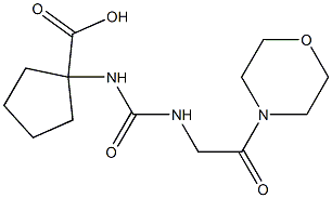 1-({[2-(morpholin-4-yl)-2-oxoethyl]carbamoyl}amino)cyclopentane-1-carboxylic acid