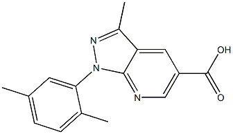 1-(2,5-dimethylphenyl)-3-methyl-1H-pyrazolo[3,4-b]pyridine-5-carboxylic acid