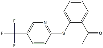 1-(2-{[5-(trifluoromethyl)pyridin-2-yl]sulfanyl}phenyl)ethan-1-one