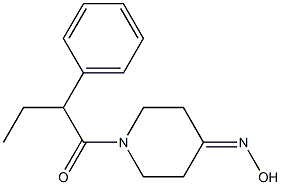 1-(2-phenylbutanoyl)piperidin-4-one oxime
