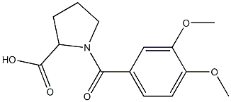 1-(3,4-dimethoxybenzoyl)pyrrolidine-2-carboxylic acid