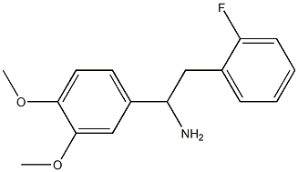 1-(3,4-dimethoxyphenyl)-2-(2-fluorophenyl)ethanamine