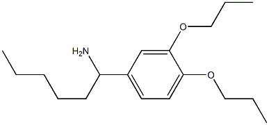 1-(3,4-dipropoxyphenyl)hexan-1-amine