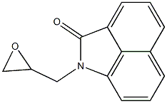1-(oxiran-2-ylmethyl)benzo[cd]indol-2(1H)-one Structure