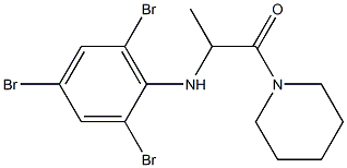 1-(piperidin-1-yl)-2-[(2,4,6-tribromophenyl)amino]propan-1-one