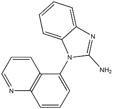 1-(quinolin-5-yl)-1H-1,3-benzodiazol-2-amine