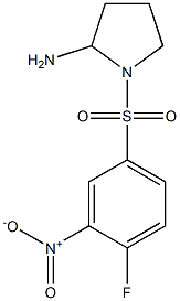 1-[(4-fluoro-3-nitrobenzene)sulfonyl]pyrrolidin-2-amine