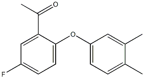 1-[2-(3,4-dimethylphenoxy)-5-fluorophenyl]ethan-1-one