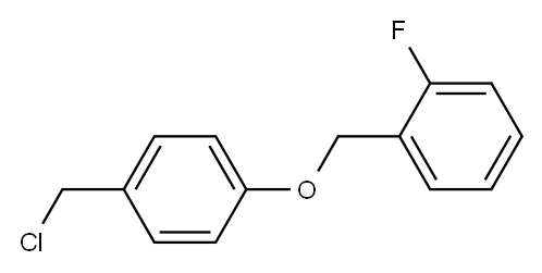 1-[4-(chloromethyl)phenoxymethyl]-2-fluorobenzene