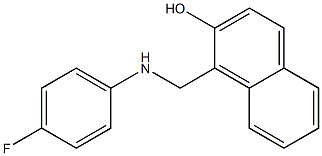 1-{[(4-fluorophenyl)amino]methyl}naphthalen-2-ol