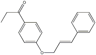 1-{4-[(3-phenylprop-2-en-1-yl)oxy]phenyl}propan-1-one