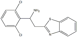 2-(1,3-benzothiazol-2-yl)-1-(2,6-dichlorophenyl)ethan-1-amine