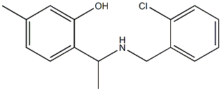 2-(1-{[(2-chlorophenyl)methyl]amino}ethyl)-5-methylphenol