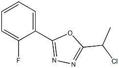 2-(1-chloroethyl)-5-(2-fluorophenyl)-1,3,4-oxadiazole