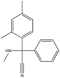 2-(2,4-dimethylphenyl)-2-(methylamino)-2-phenylacetonitrile