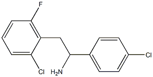 2-(2-chloro-6-fluorophenyl)-1-(4-chlorophenyl)ethan-1-amine