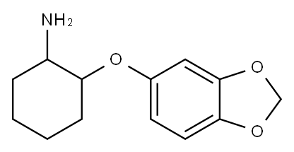 2-(2H-1,3-benzodioxol-5-yloxy)cyclohexan-1-amine Structure