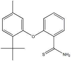 2-(2-tert-butyl-5-methylphenoxy)benzene-1-carbothioamide