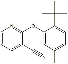 2-(2-tert-butyl-5-methylphenoxy)pyridine-3-carbonitrile