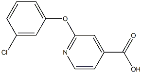 2-(3-chlorophenoxy)pyridine-4-carboxylic acid
