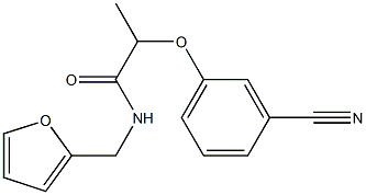 2-(3-cyanophenoxy)-N-(furan-2-ylmethyl)propanamide
