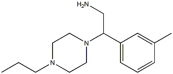 2-(3-methylphenyl)-2-(4-propylpiperazin-1-yl)ethanamine