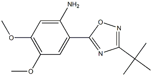 2-(3-tert-butyl-1,2,4-oxadiazol-5-yl)-4,5-dimethoxyaniline