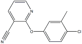 2-(4-chloro-3-methylphenoxy)pyridine-3-carbonitrile