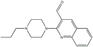 2-(4-propylpiperazin-1-yl)quinoline-3-carbaldehyde