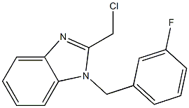 2-(chloromethyl)-1-[(3-fluorophenyl)methyl]-1H-1,3-benzodiazole