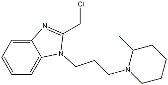 2-(chloromethyl)-1-[3-(2-methylpiperidin-1-yl)propyl]-1H-1,3-benzodiazole