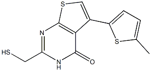 2-(mercaptomethyl)-5-(5-methylthien-2-yl)thieno[2,3-d]pyrimidin-4(3H)-one