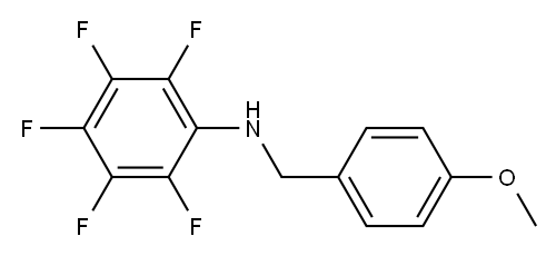 2,3,4,5,6-pentafluoro-N-[(4-methoxyphenyl)methyl]aniline